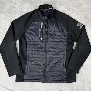 Sunice Mens Hamilton Element Golf Hybrid Thermal Jacket Puffer Lightweight Sz M